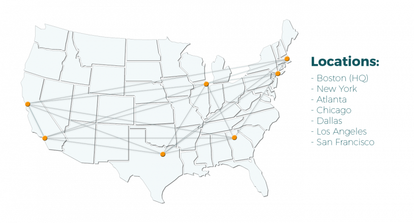 [DIAGRAM] Map of the United States of America with Corvus Office Locations